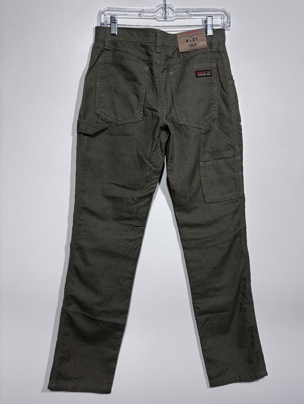 Patagonia All Season Hemp Canvas Double Knee Pants Fatigue Green Size 4 x 31 New